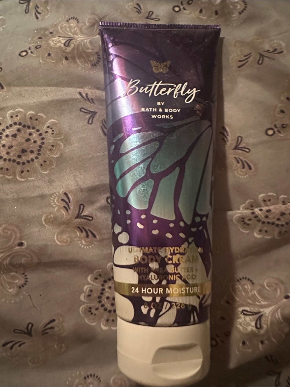Bath & Body Works Butterfly Body Cream - Purple & Teal